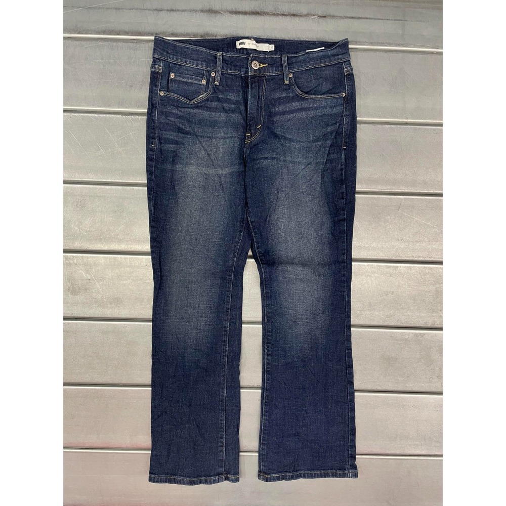 Levis 515 Jeans Womens Size 10S‎ 31X30 Blue Dark Wash Denim Bootcut Stretch